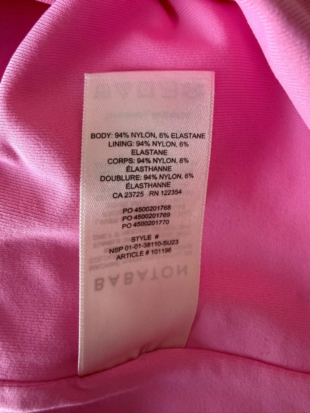 Babaton Contour Crewneck Top size Medium Closet Staple Minimalist Girlie - Picture 5 of 7